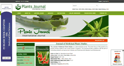 Desktop Screenshot of plantsjournal.com