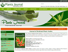 Tablet Screenshot of plantsjournal.com